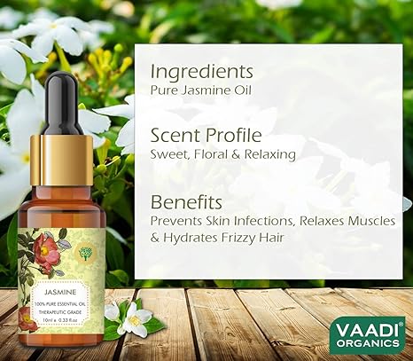Vaadi Herbals Jasmine Essential Oil - 10 ml