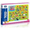 Mini Leaves 24 Piece Puzzle for Kids | Alphabets Jigsaw Puzzle | Educational Toys for Kids 3+ Years | Gift for Kids With Wooden Tray