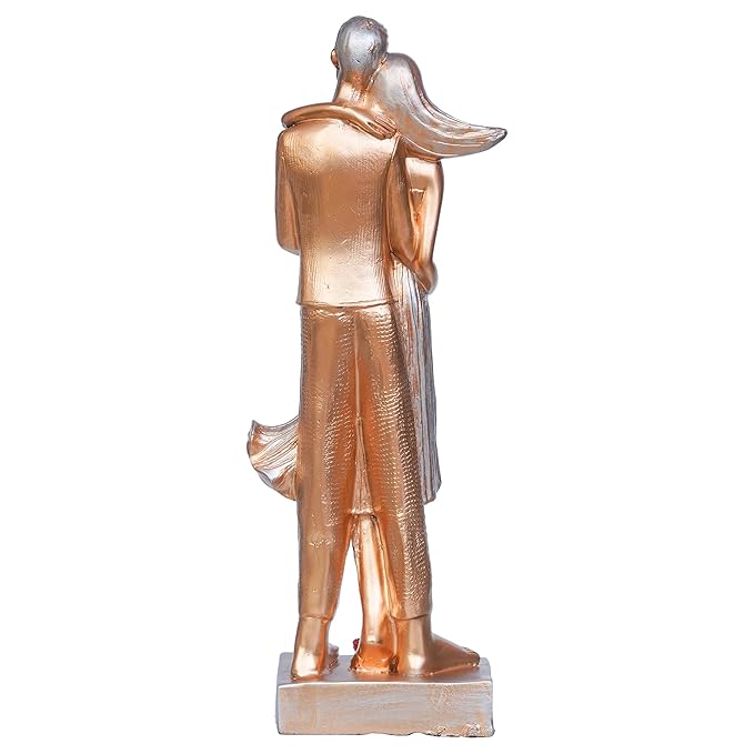 Ecraftindia Romantic Hugging Couple Statue Human Figurines Decorative Showpiece