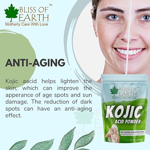 Bliss of Earth Korean Kojic Acid Dipalmitate Powder for Skin - 113 gms