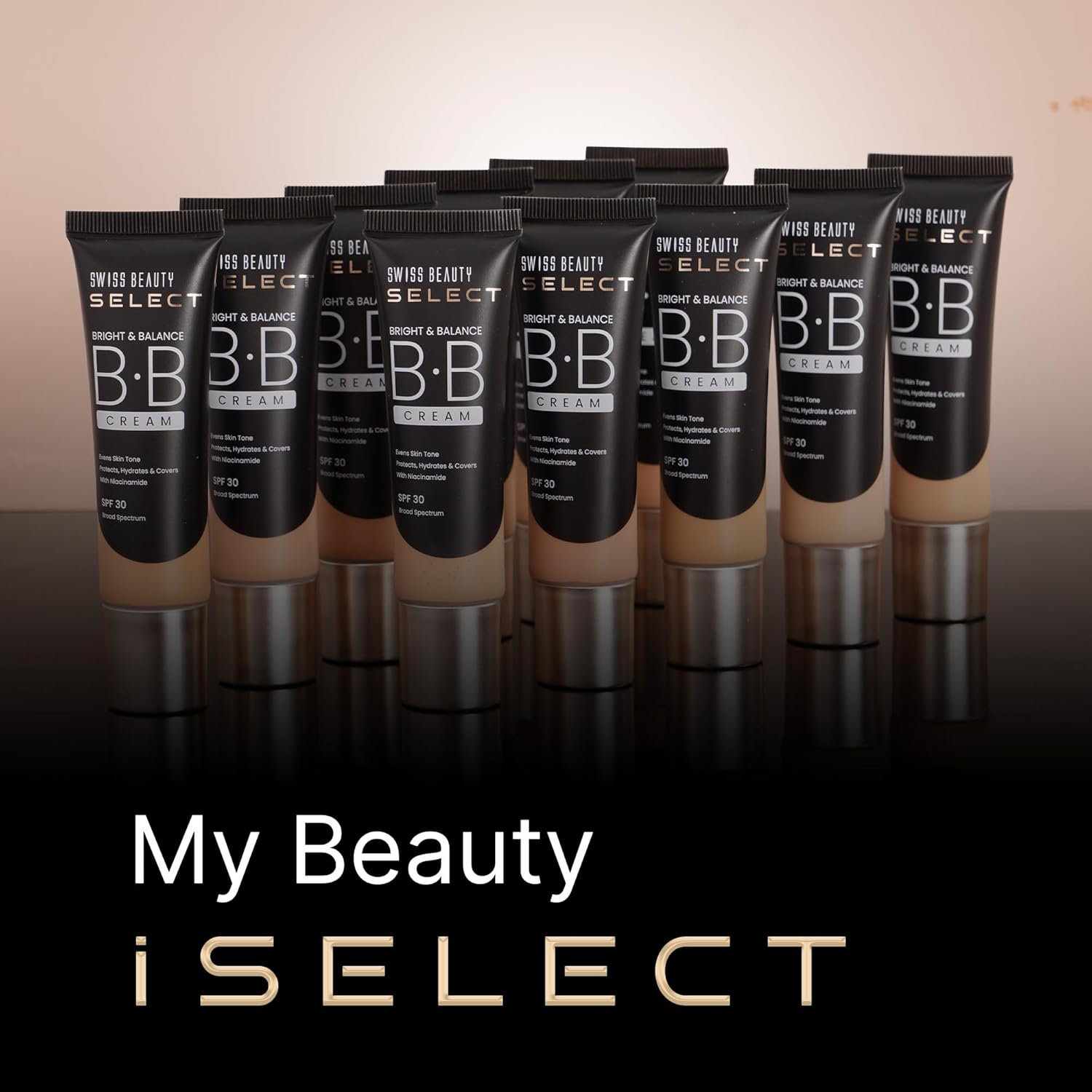 SWISS BEAUTY Select Bright&Balance Multifunctional Luminous Medium Coverage Bb Cream With Spf 30 Protects, Hydrates And Covers Infused With Niacinamide, Wheat Germ Oil Shade-That's Fair, 30G|1 Count