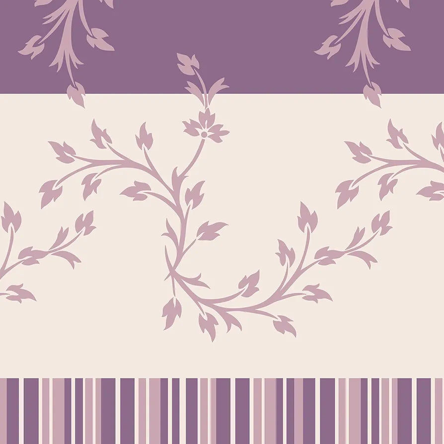 Dreamscape 140 TC Cotton Double Bedsheet for Double Bed 1 Bed Sheet  with 2 Pillow Covers Purple