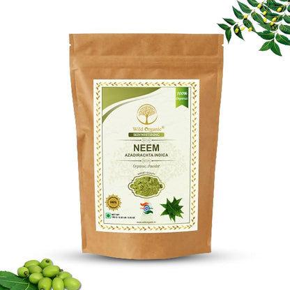 Wild Organic 100% Pure & Natural Neem Powder - 100 gms