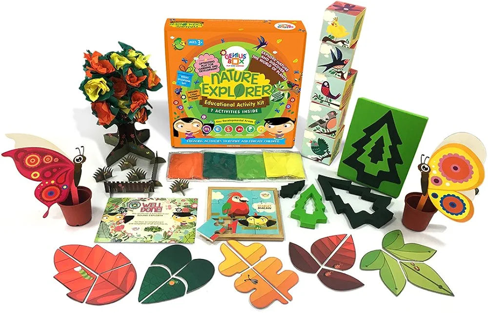 Genius Box Play Some Learning Activity Kit For 3+ Year Age: Nature Explorer Diy, Educational Toy, Learning Kit, Educational Kit, Stem Toy