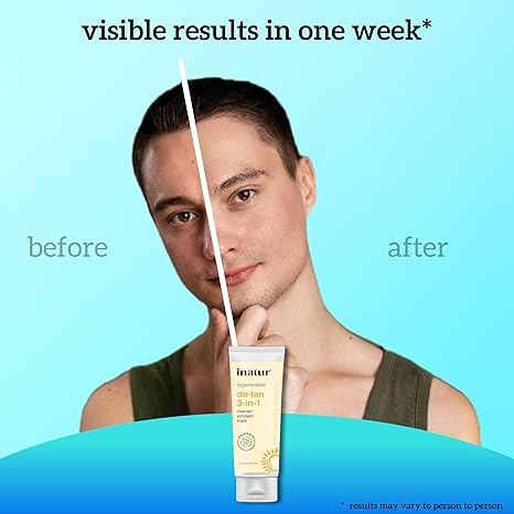 Inatur De-Tan 3-in-1 Face Scrub - 100 gms