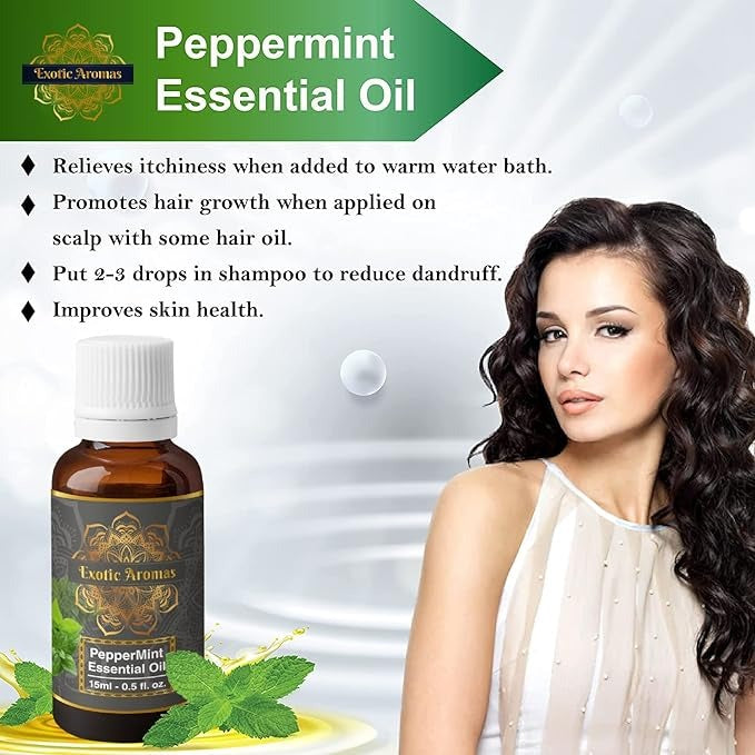 Exotic Aromas Peppermint Essential Oil - 15 ml