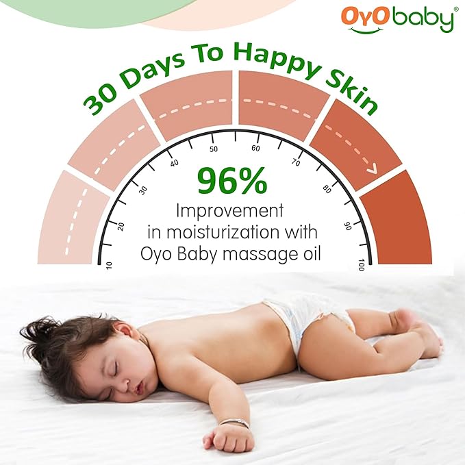 Oyo Baby Massage Oil Pure & Natural Badam Rogan Baby Oil - 100 ml