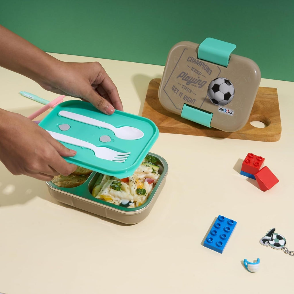 Nayasa Marco Big Insulated 2-Compartment Stainless Steel Lunch Box