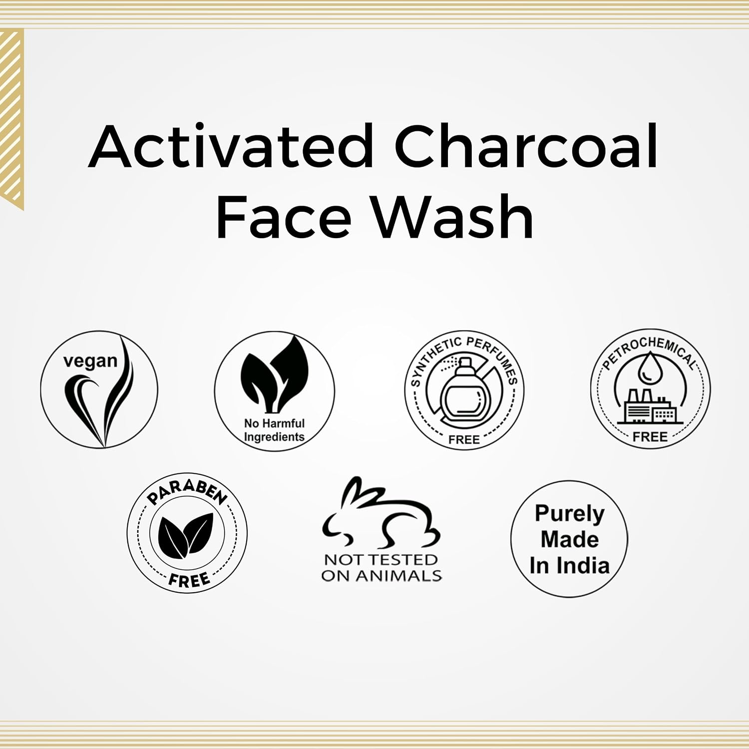 Aroma Treasures Activated Charcoal Face Wash for Men & Women | Deep Cleansing Oil Control Facewash with Aloe Vera & Glycolic Acid for Acne, Bright & Healthy Skin – 100ml
