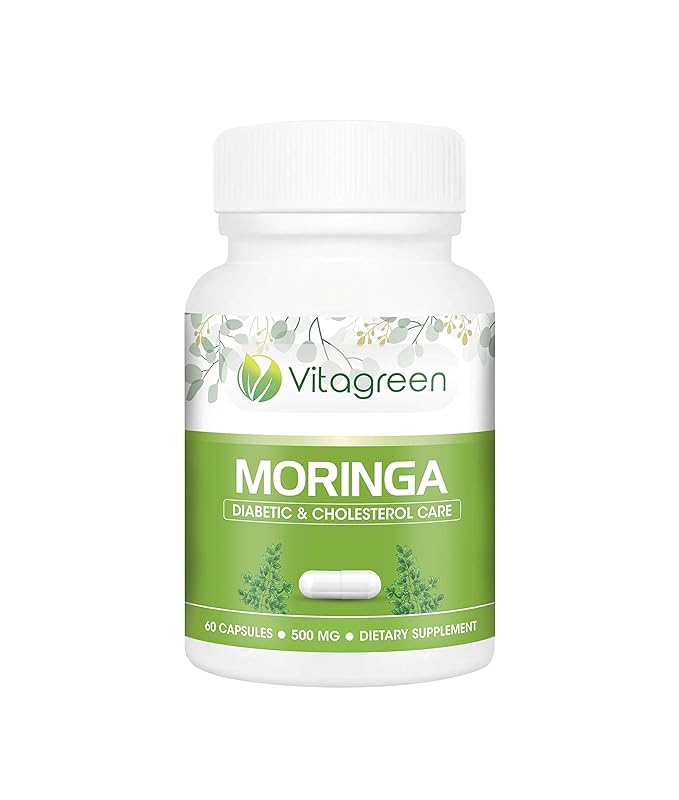 VitaGreen Moringa Capsules - 500mg - 60 capsules