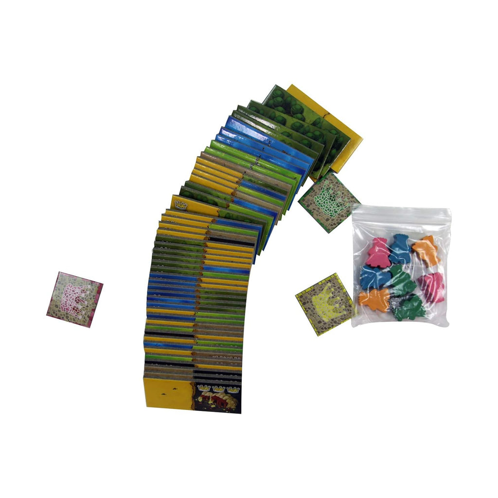 Tickles Kingdomino Strategy & War Board Game for Family Kids Adults