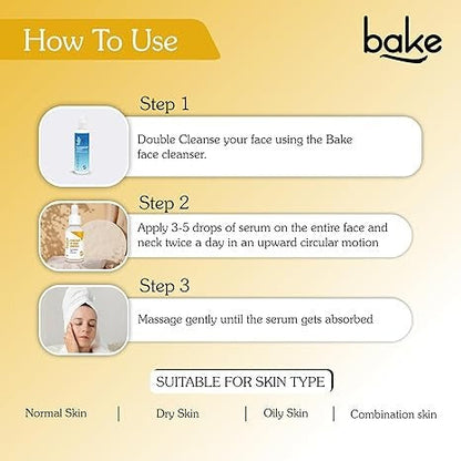 Bake 2% Hyaluronic Acid Face Serum Sunscreen SPF 50 PA+++ - 30 ml