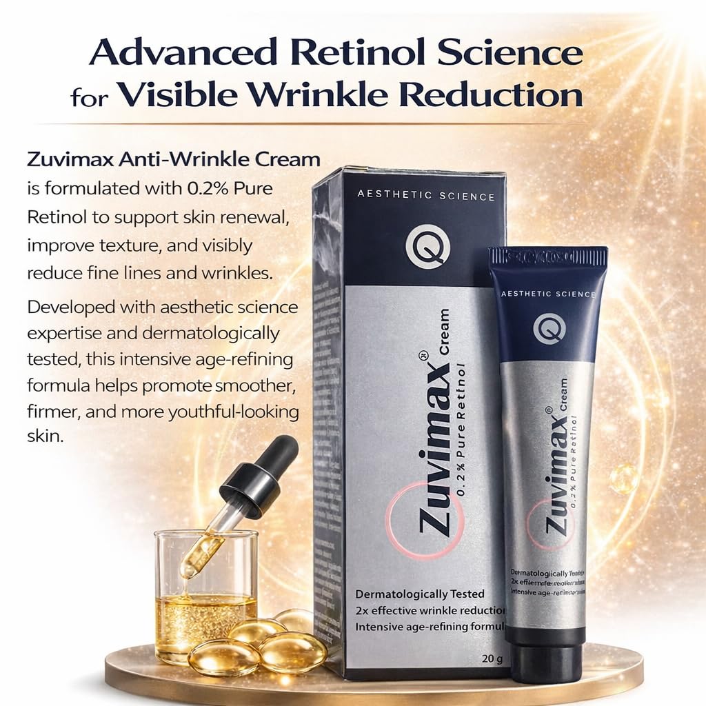 Zuvimax 0.2% Pure Retinol Cream 20gm