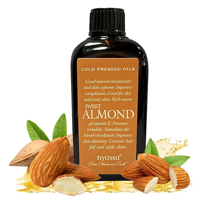 Nyassa Sweet Almond Cold Pressed Oil - 100 Ml