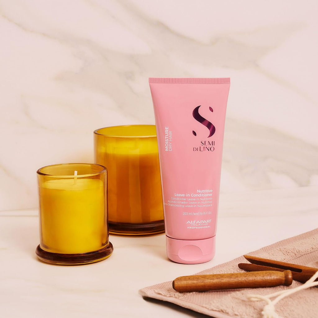 Alfaparf Milano Moisture Leave-in Conditioner for Dry Hair Ideal for Dry, Damaged, Frizzy & Frizz Hair -Leave-In Repair Hair Mask Treatment To Repair Dry Or Damaged Hair - 4 Minutes To Reverse Hair Damage From Bleach, 200ml.