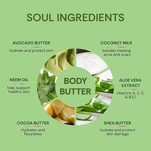 Vedic Valley Nourishing Body Butter for Men & Women - 250 gms
