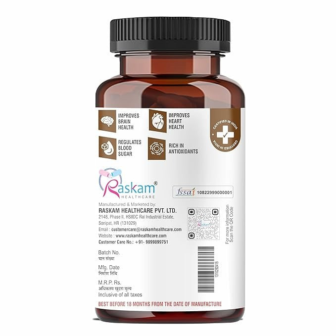 Raskam Black Garlic Capsules - 60 veg Caps