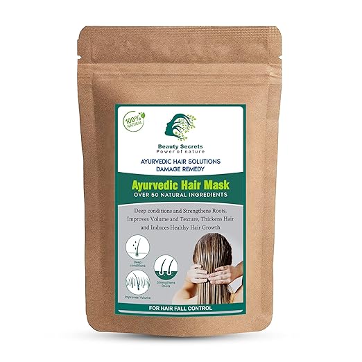 Beauty Secrets Ayurvedic Hair Mask for Dandruff and Hair Fall - 100 gms