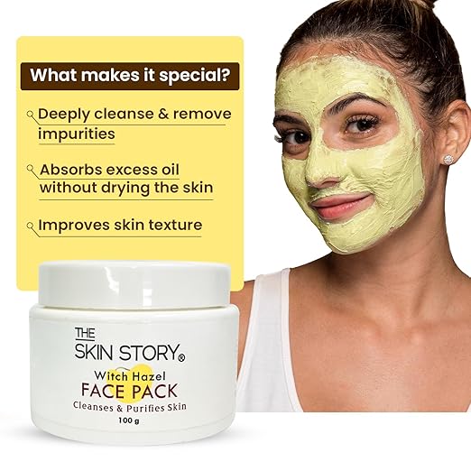 The Skin Story Re-Mineralizing Witch Hazel Face Pack - 100 gms