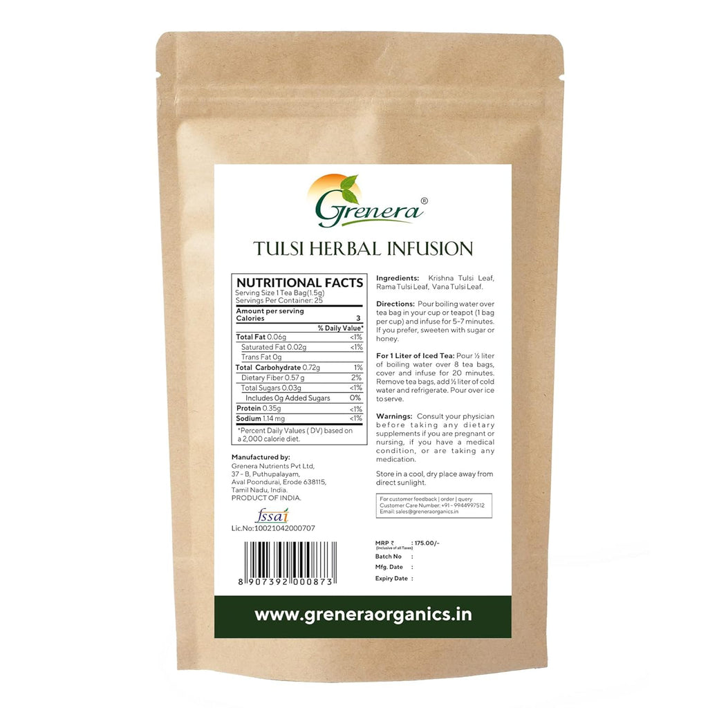 Grenera Tulsi Herbal Tea - 20 Tea Bags