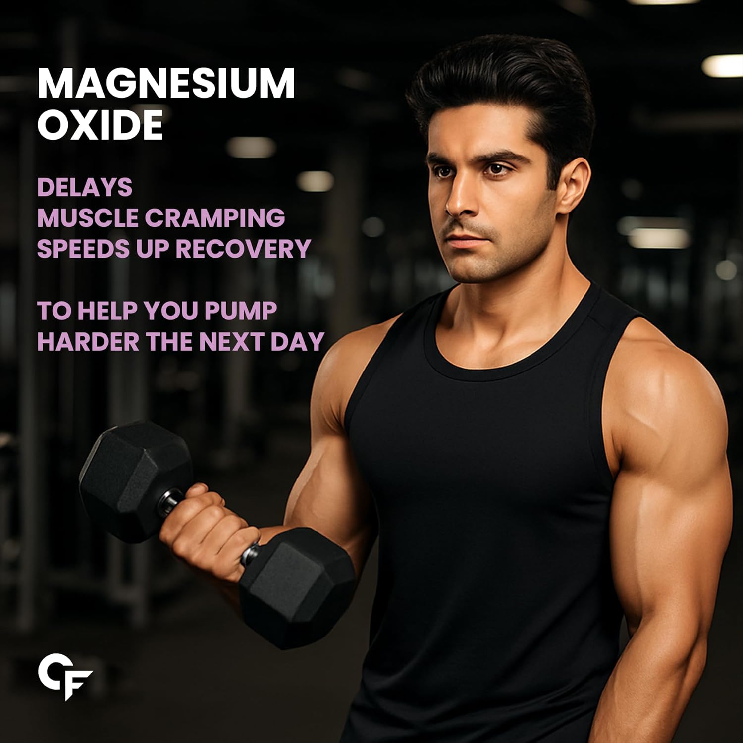 Carbamide Forte Chelated Magnesium Citrate Oxide Supplement | Triple Magnesium Supplement Supports Bones Muscles & Nerves 1382.91mg Per Serving - 60 Veg Tablets
