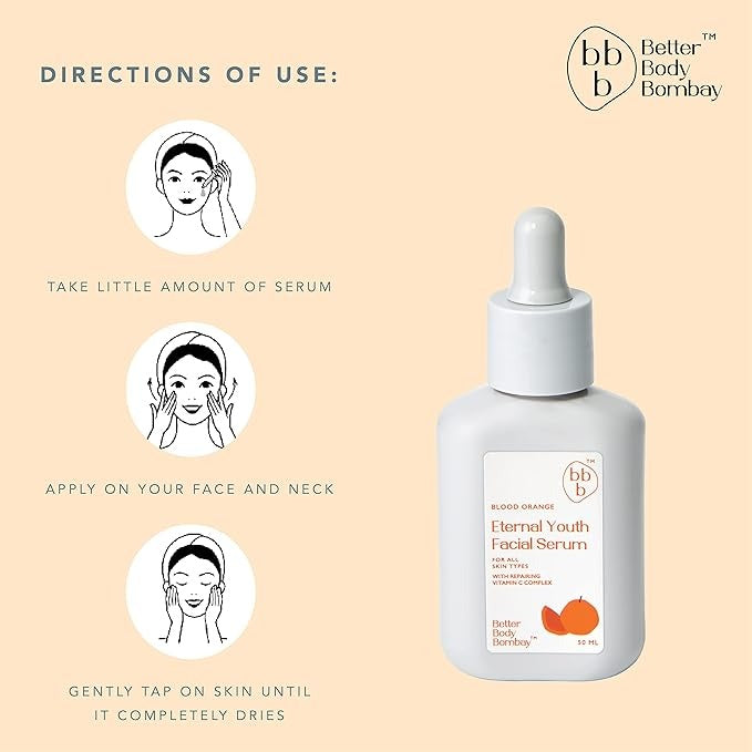 Better Body Bombay Blood Orange Eternal Youth Facial Serum - 50 ml