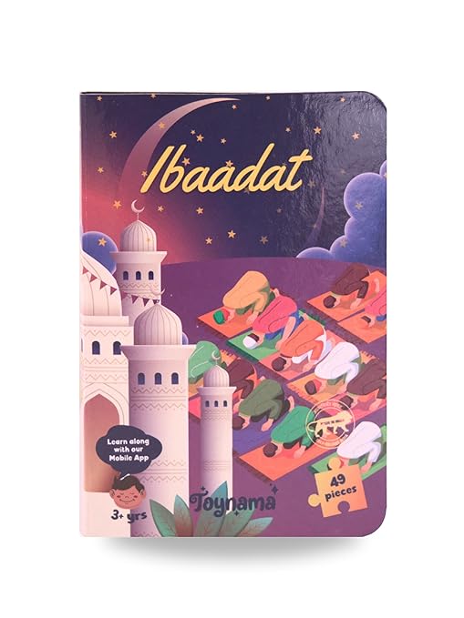 Toynama Educational Toys for Kids - Ibaadat 49 Pcs Jigsaw Puzzles Ages 3+ | Cultural Interactive Learning