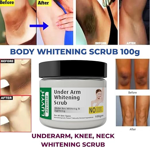 Luvyh Underarms Whitening Body Scrub - 100 gms