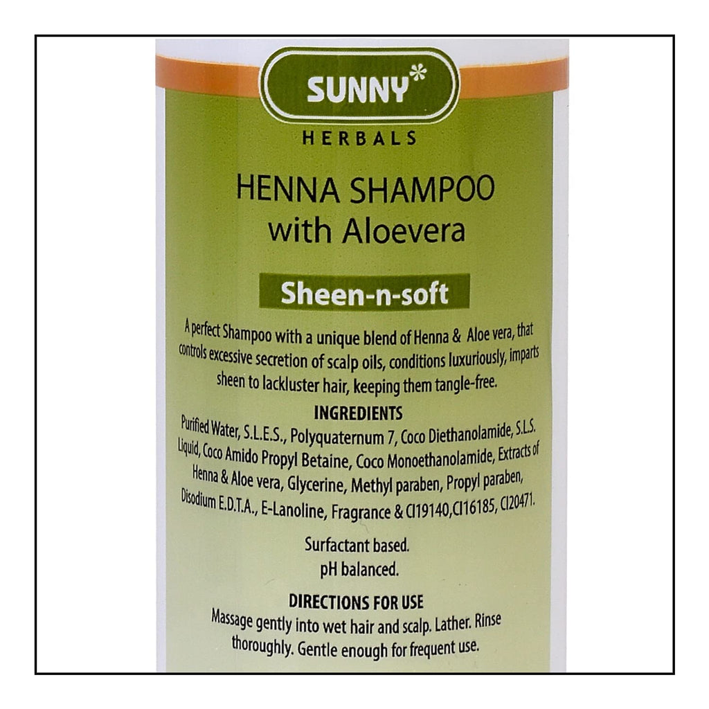 Sunny Henna Shampoo With Aloevera - 150 ml (Pack of 2)