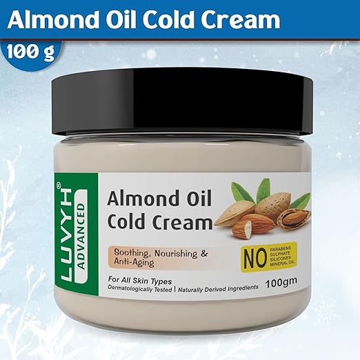 Luvyh Almond Oil Cold Cream & Winter Cream - 100 gms