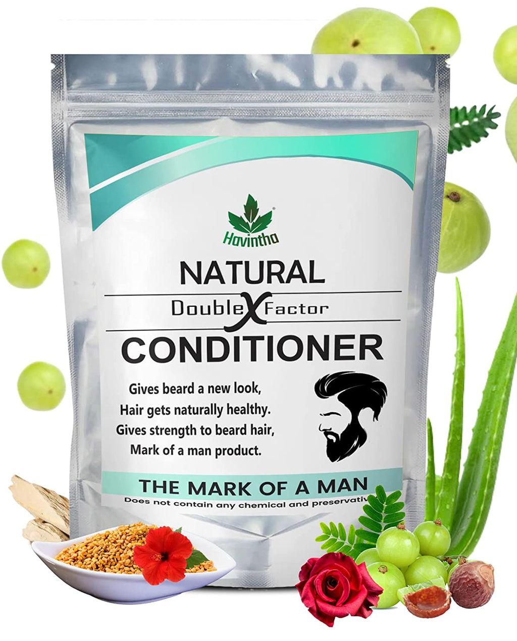 Havintha Natural Beard Conditioner Softner for Men - 227gm