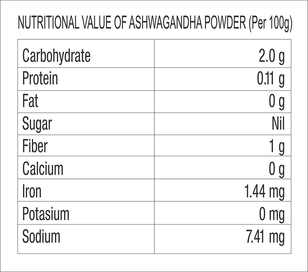 Havintha Ashwagandha Root Powder - 100 gms