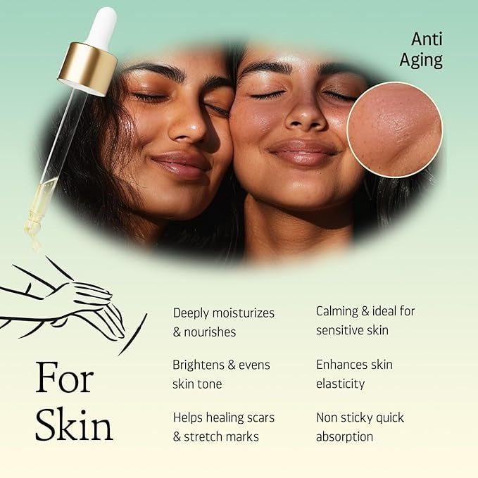 Indulgeo Essentials 100% Pure Cold Pressed & Natural Argan Oil - 30 ml