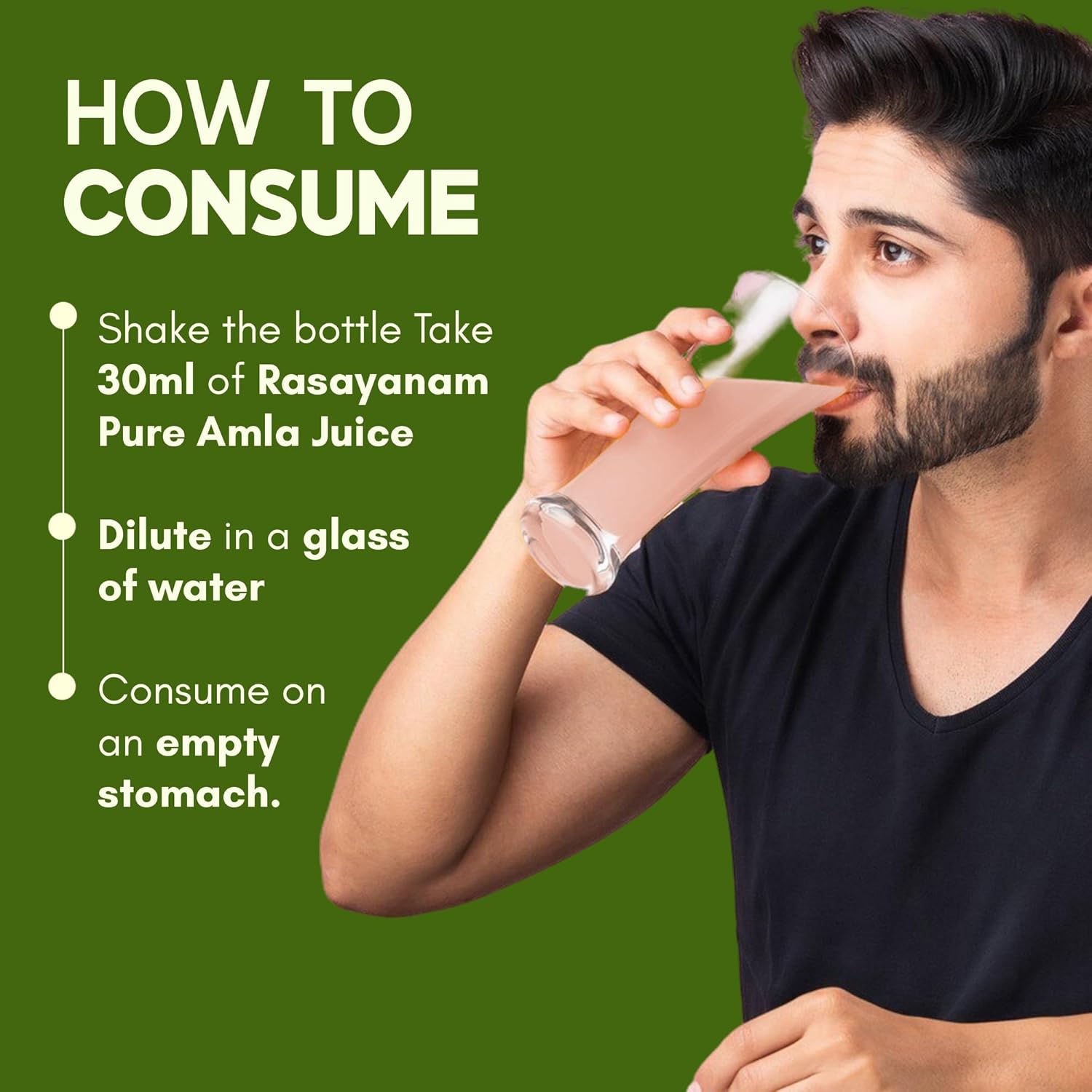 Rasayanam Pure Amla Juice 750 ml | Cold-Pressed from Handpicked Amlas | Rich in Vitamin C | 100% Natural with No Added Sugar | Supports Immunity, Digestion, Hair & Skin Health