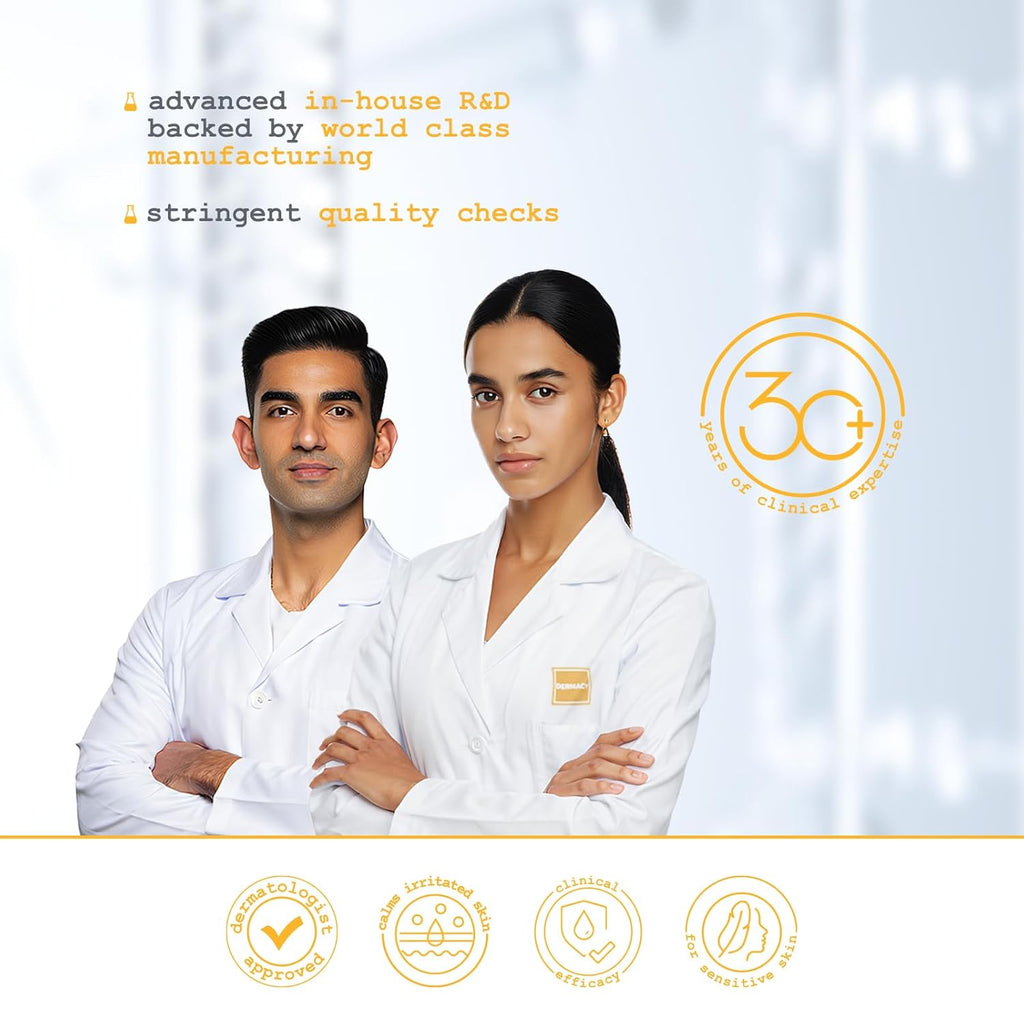 Dermacy Sunvex | Broad - Spectrum Mineral Sunscreen | SPF 70, PA++++ | Effective Coverage From Sun Rays | Suitable For All Skin Types | For Women and Men| 50g