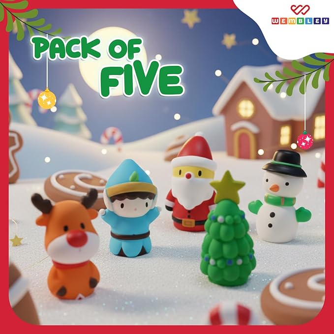 Wembley Christmas Interactive Finger Puppets Set of 5