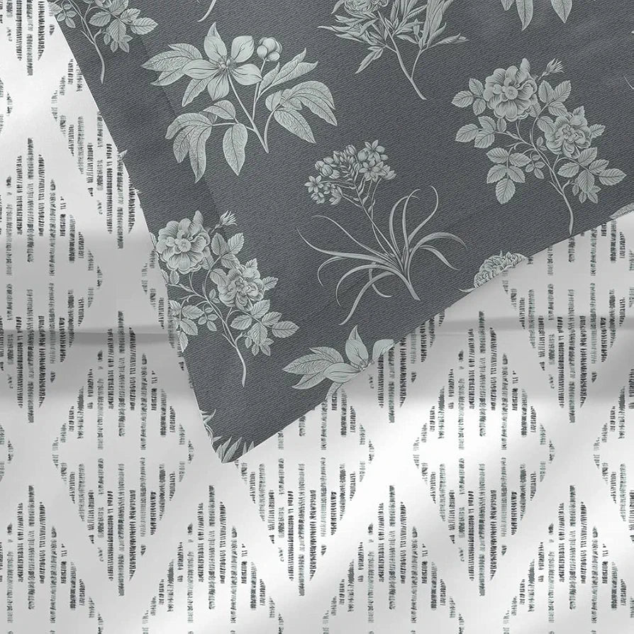 Layers Illuminating Homes Single Bedsheet Cotton Includes 1 Pillow Cover Light Weight Breathable Grey
