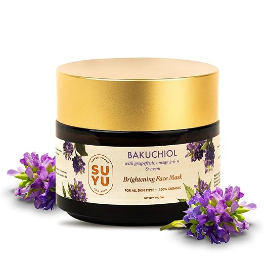 Suyu Bakuchiol Brightening Face Mask for Textured Skin - 100 gms