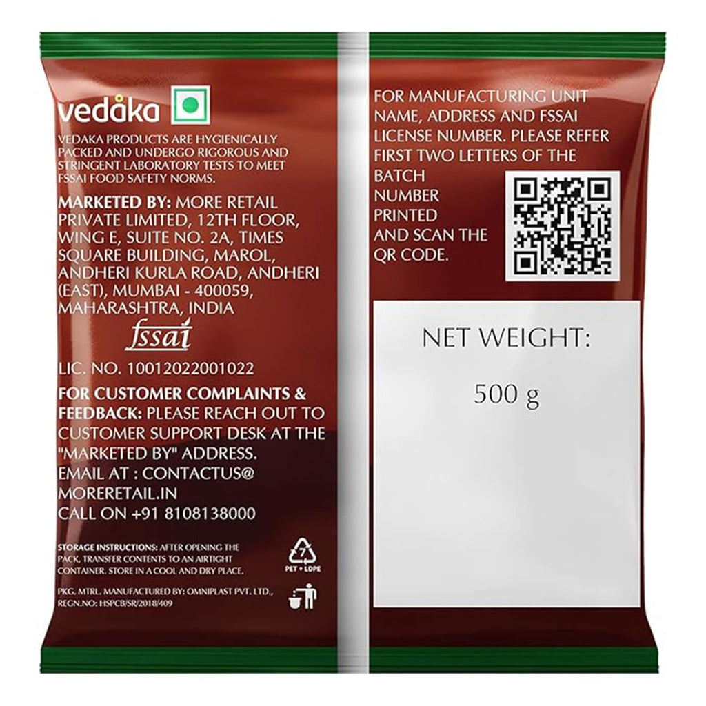 Vedaka Popular Unpolished Green Moong Whole (Sabut), 500 g|Naturally Rich in Protein |Naturally Cholesterol free