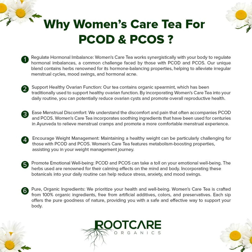 Rootcare Organics Women's Health Care for Pod & Pcos - 100 gms