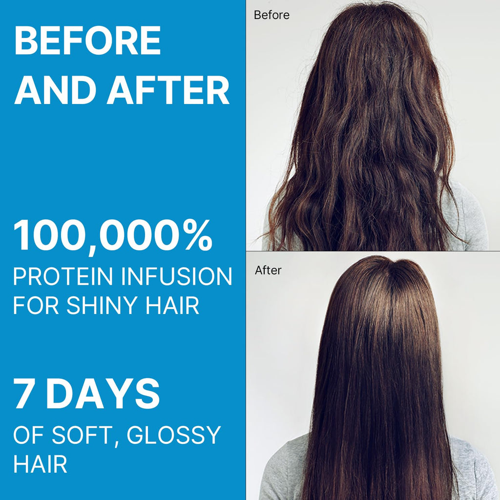 LADOR Perfect Hair Fill Up 3 Seconds Intensive Keratin Hair Mask Rinse Off Treatment for Bleached Frizzy Damaged Dry Hair, Deep Conditioner Protein Hair Care Korean Hair Ampoule (13 ml)