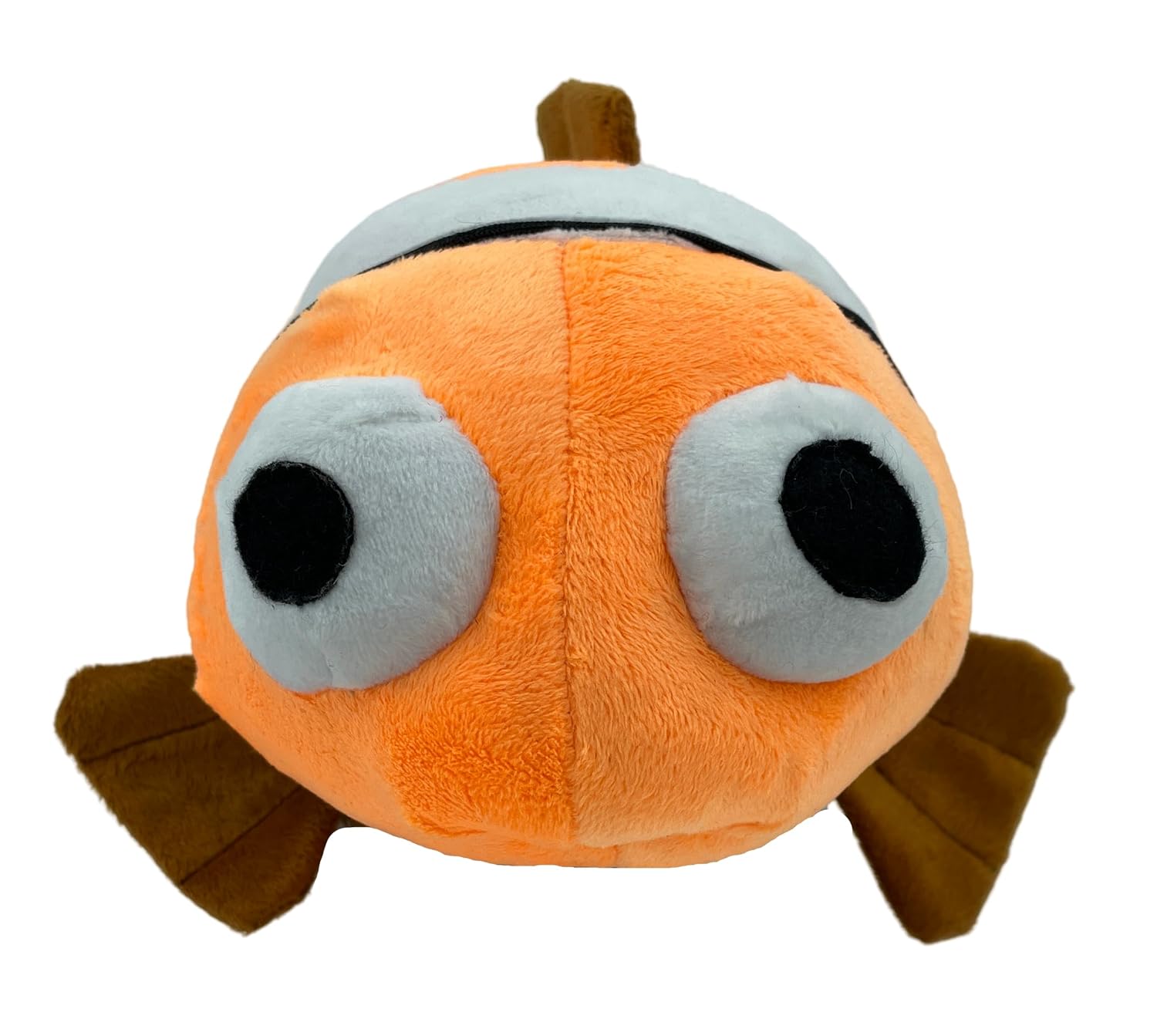 Tickles Nemo Fish Soft Stuffed Plush Sea Animal Toy for Kids Color Orange & White 35 cm
