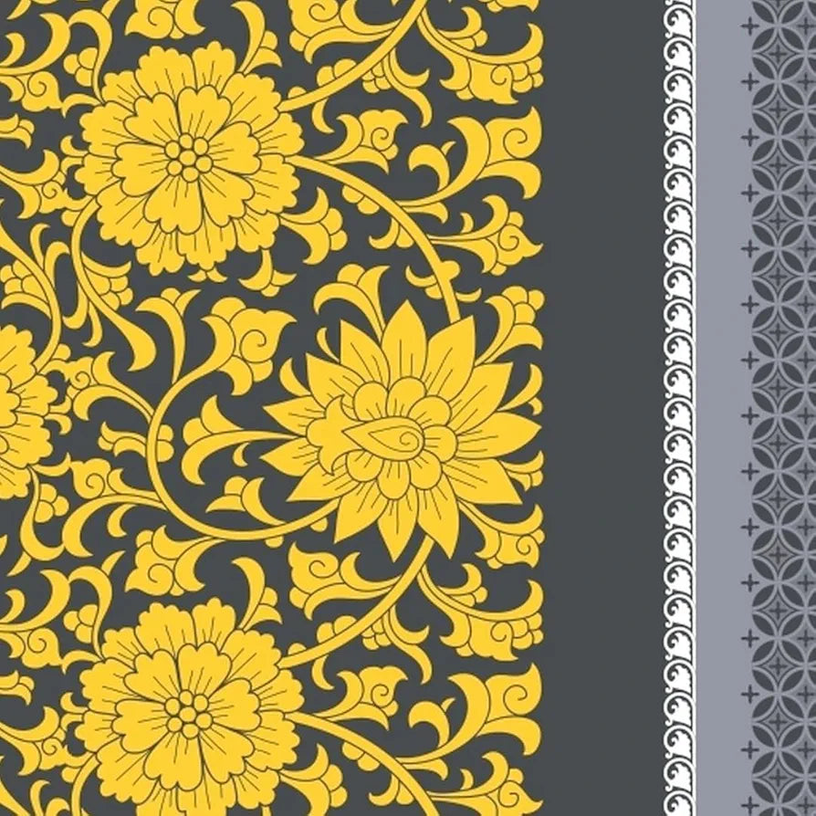Dreamscape Wrinkle & Fade Resistant Double Bedsheet with 2 Pillow Covers Buff Yellow