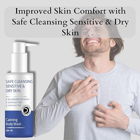 Dermistry Sensitive & Dry Skin Thick Cream Body Wash - 200 ml