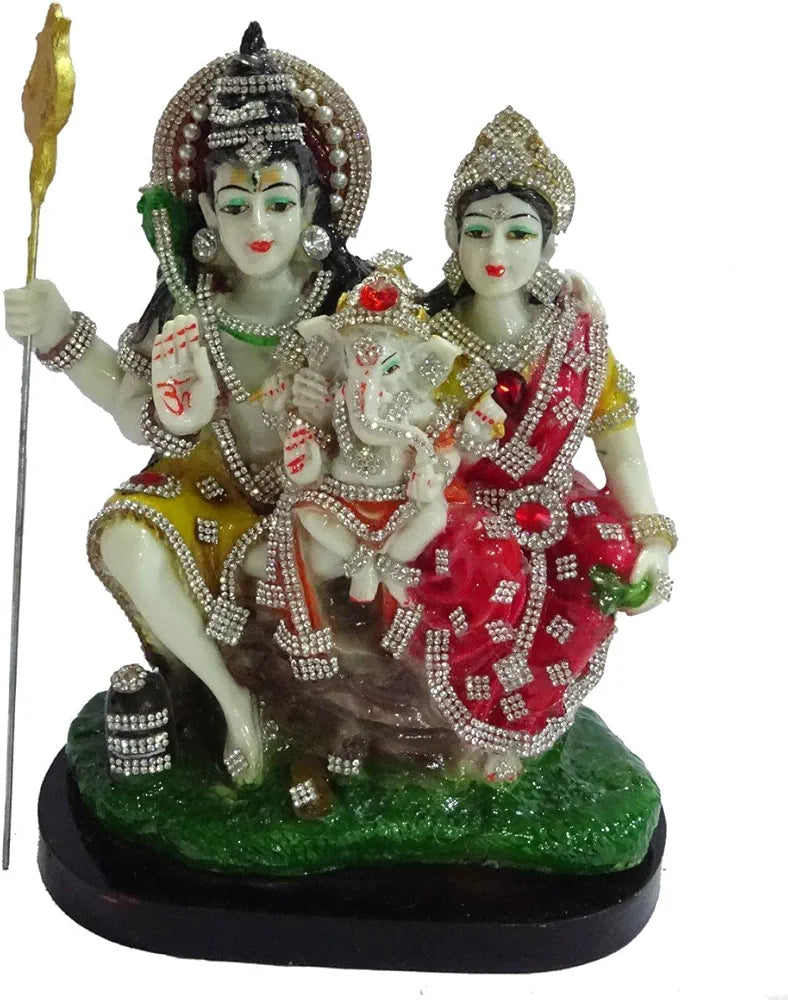 Alila Shiv Parivar Idol  for Home Pooja Diwali Decoration