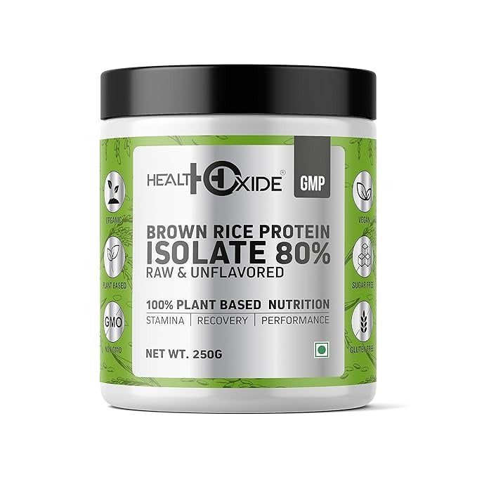 Healthoxide Brown Rice Protein Isolate Tablets  - 250 gms
