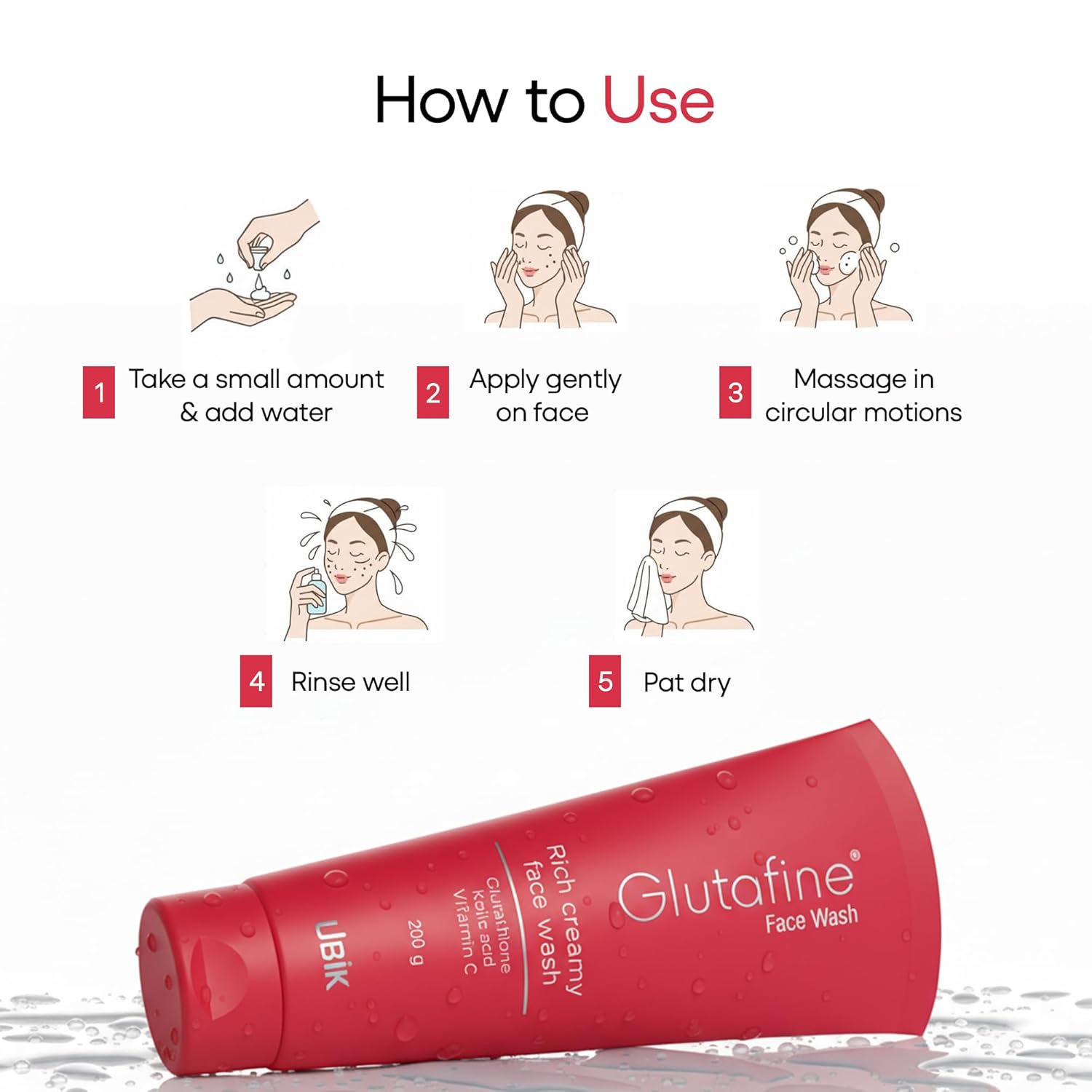 Ethiglo Glutafine Face Wash, 200ml