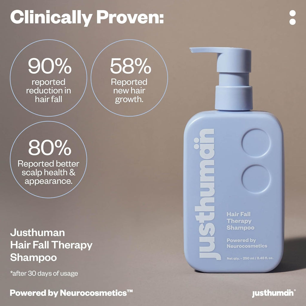 Justhuman Hair Restore Shampoo & Revitalising Body Wash Combo
