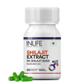 INLIFE Pure Shilajit Extract Supplement for Men | Strength and Stamina, 500mg - 60 Vegetarian Capsules