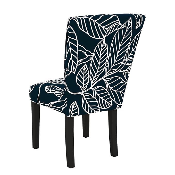 Story@Home Chair Cover Stretch Dining Chair Cover Navy Blue Chair Cover